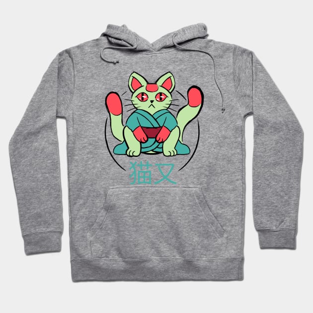 Bakeneko COLOR ver. Hoodie by Pikipouet